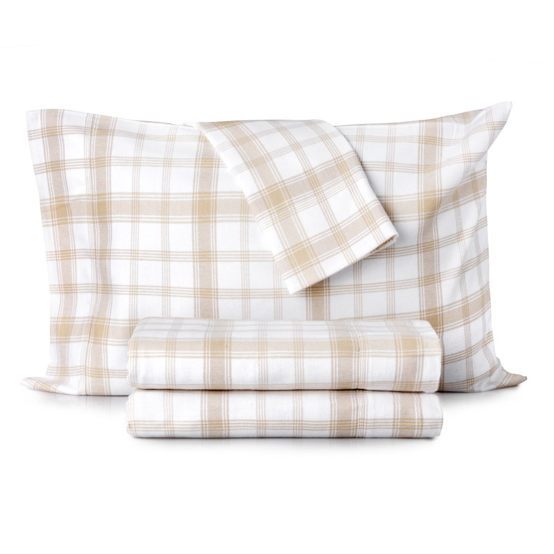 Martha Stewart 100% Cotton Flannel Sheet Set & Reviews | Wayfair